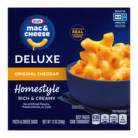 Kraft Deluxe Original Cheddar Homestyle Mac & Cheese, 12 Ounce