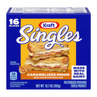 Kraft Individually Wrapped Slices Caramelized Onion, 10.7 Ounce