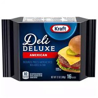 Kraft Deli Deluxe American Cheese Slices, 12 Ounce