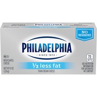 Philadelphia Cream Cheese, 1/3 Less Fat, 8 Ounce