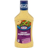 Kraft Creamy Poppyseed Salad Dressing, 16 Ounce