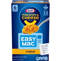 Kraft Easy Macaroni & Cheese Dinner, Original , 12.9 Ounce