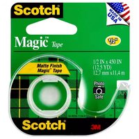 Scotch Magic Tape, 1/2", 1 Each