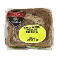 Boar's Head Handcrafted Pastrami & Swiss Sandwich, 12 Ounce
