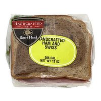 Boar's Head Handcrafted Ham & Swiss Sandwich, 12 Ounce