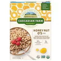 Cascadian Farm Organic Cereal, Honey Nut, 9.5 Ounce