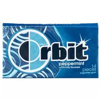 Orbit Gum, Sugarfree Peppermint, 14 Each