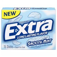 Extra Long Lasting Gum, Smooth Mint, 15 Each