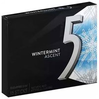 Wrigley's 5 Gum, Sugar-Free, Wintermint Ascent, 15 Each