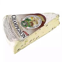 Champignon Mushroom Triple Crème Brie Cheese Wheel, 1 Pound