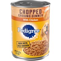 Pedigree Wet Dog Food, Chopped Ground Chicken, 13.2 Ounce