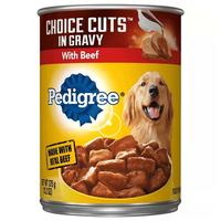 Pedigree Choice Cuts In Gravy with Beef Wet Dog Food, 13.2 Ounce