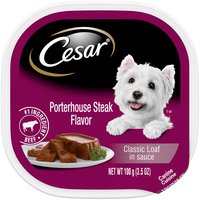 Cesar Porterhouse Steak Flavor Classic Loaf In Sauce, 3.5 Ounce