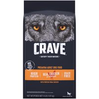 Crave Dry Dog Food, Chicken, 4 Pound