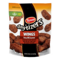 Tyson Any'Tizers Honey BBQ Seasoned Chicken Wings, 22 Ounce