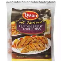 Tyson Boneless Skinless Chicken Breast Tenderloins, Frozen, 40 Ounce