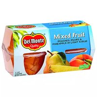 Del Monte Fruit Cups, Mixed Fruit, 16 Ounce