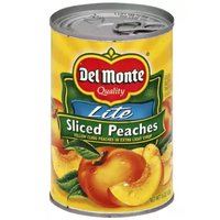 Del Monte Sliced Peaches, Lite, 15 Ounce