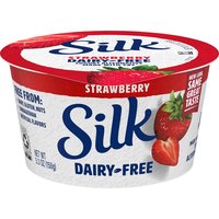 Silk Soymilk Yogurt Alternative, Strawberry, 5.3 Ounce