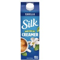 Silk Dairy-Free Soy Creamer, Vanilla, 32 Ounce