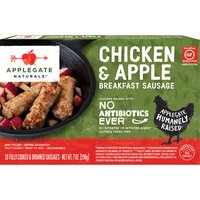 Applegate Sausage, Chicken & Apple, 7 Ounce