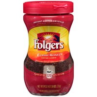 Folgers Instant Coffee, Classic Roast, 8 Ounce