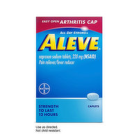 Aleve Caplets Easy Open Arthritis Cap, 90 Each