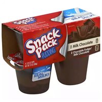 Snack Pack Milk Chocolate Variety Pudding (Pack of 4), 4 Each