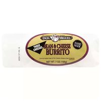 Don Miguel Bean & Cheese Burrito, 7 Ounce