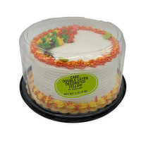 Double Layer Cake, Decor Yellow, 30 Ounce