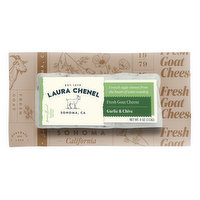 Laura Chenel Garlic & Chive Log, 4 Ounce