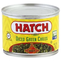 Hatch Diced Green Chiles, Hot, 4 Ounce