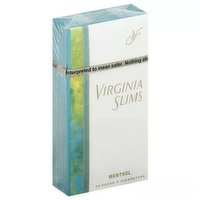 Virginia Slims Menthol Gold Cigarettes, Box, 1 Each