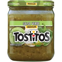 Tostitos Salsa Verde, Medium, 15.5 Ounce