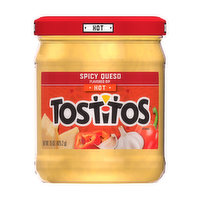 Tostitos Hot Spicy Queso Flavored Dip, 15 Ounce