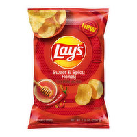 Lay's Potato Chips, Sweet & Spicy Honey, 7.75 Ounce