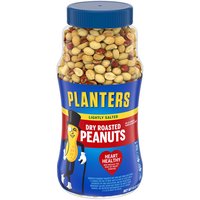 Planters Dry Roasted Peanuts, Lightly Salted, 16 Ounce