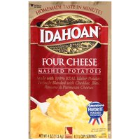 Idahoan Four Cheese Mashed Potatoes, 4 Ounce