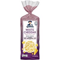 Quaker White Cheddar Rice Cakes, 5.5 Ounce