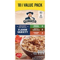 Quaker Instant Oatmeal, Variety Flavors, 27.3 Ounce