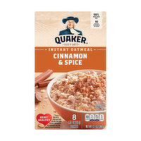 Quaker Instant Oatmeal Cinnamon & Spice, 8 Each