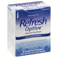 Refresh Optive Sensitive Eye Drops, 30 Each