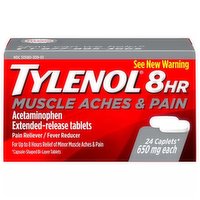 Tylenol 8-Hour Caplets, 24 Each