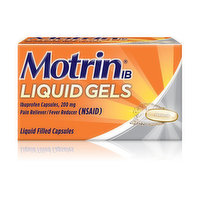 Motrin Ib Ibuprofin Liquid Gels, 20 Each