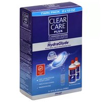 Clear Care Plus Twin Pack, 24 Ounce