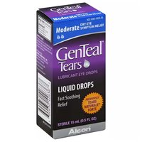 Genteal Tears Lubricant Eye Drops, Moderate Dry Eye, 15 Millilitre