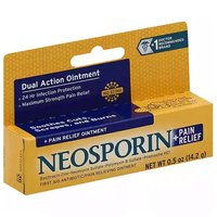 Neosporin Pain Relief Dual Action Ointment, 0.5 Ounce