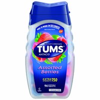 Tums Chewable Antacid Tablets, Assorted Berries, 96 Each