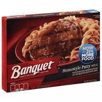 Banquet Classic Homestyle Patty Meal, 10 Ounce
