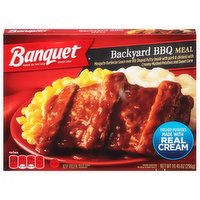 Banquet Meal, Rib Shaped Patties, 10.45 Ounce